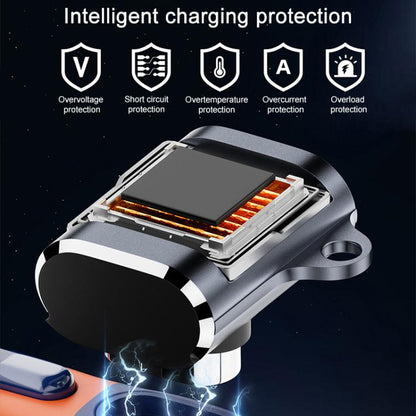 For Shokz Series Type-C Interface Magnetic Charging Adapter(straight Head) by bashfashion