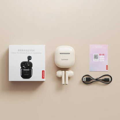 Original Lenovo TC3301 Wireless Bluetooth 5.3 Earphones(White) by Lenovo