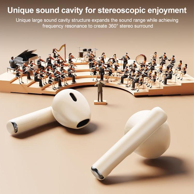 Original Lenovo TC3301 Wireless Bluetooth 5.3 Earphones(White) by Lenovo