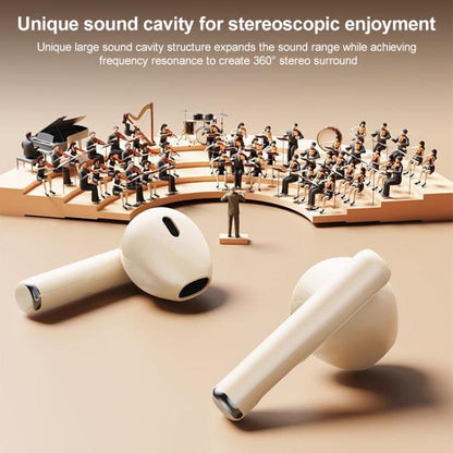 Original Lenovo TC3301 Wireless Bluetooth 5.3 Earphones(White) by Lenovo