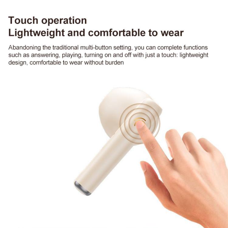 Original Lenovo TC3301 Wireless Bluetooth 5.3 Earphones(White) by Lenovo