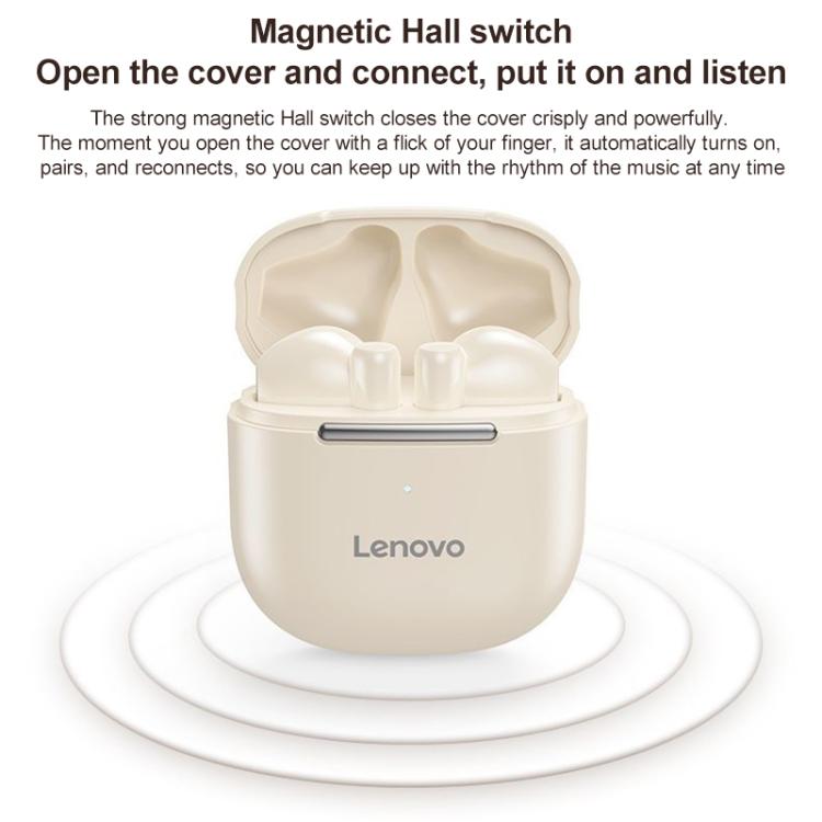 Original Lenovo TC3301 Wireless Bluetooth 5.3 Earphones(Black) by Lenovo