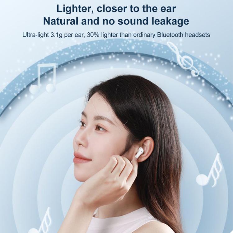 Original Lenovo TC3302 Wireless Bluetooth 5.3 Earphones(Black) by Lenovo