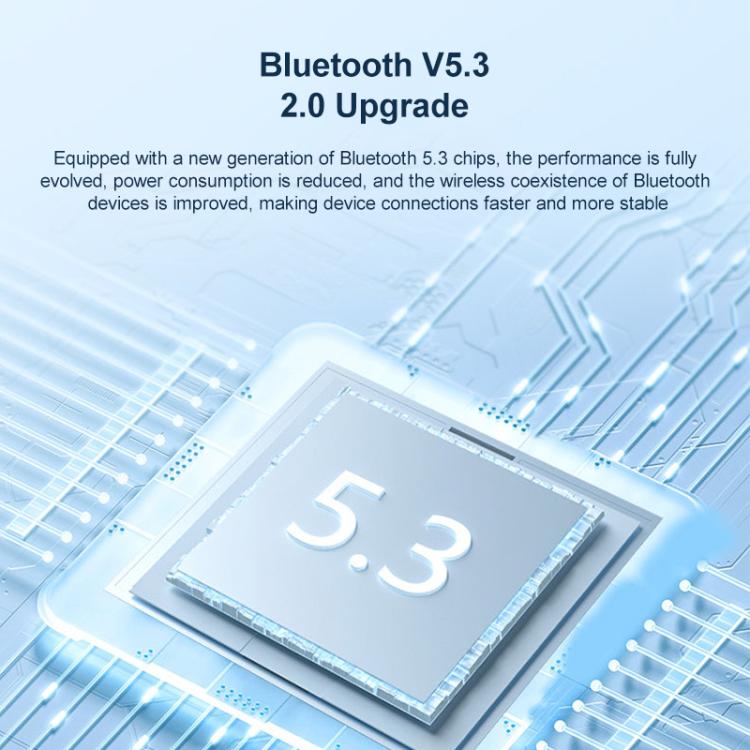 Original Lenovo TC3302 Wireless Bluetooth 5.3 Earphones(Black) by Lenovo