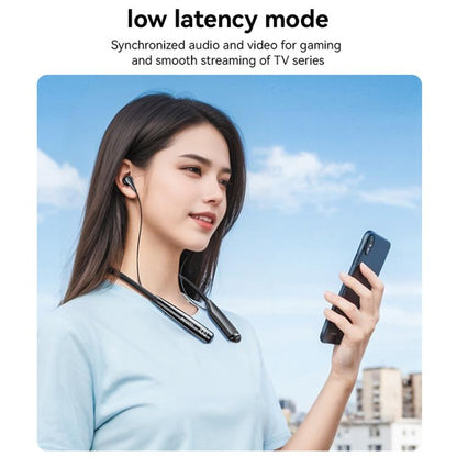 Yesido YSP22 Digital Display Magnetic Neckband Bluetooth Earphone(Black) by Yesido