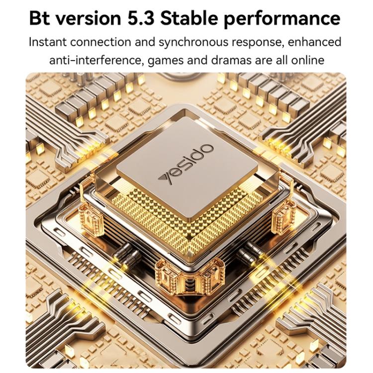 Yesido YSP22 Digital Display Magnetic Neckband Bluetooth Earphone(Black) by Yesido