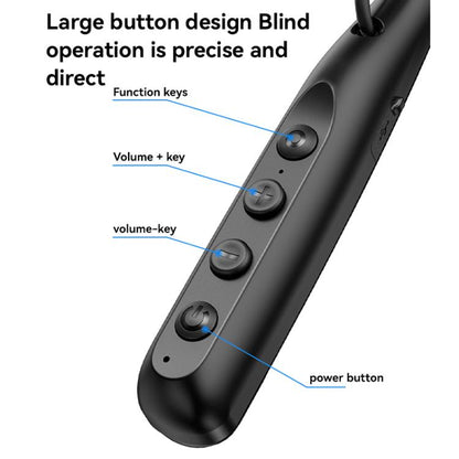 Yesido YSP22 Digital Display Magnetic Neckband Bluetooth Earphone(Black) by Yesido