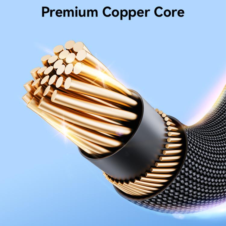 Yesido YAU45 8 Pin to 3.5mm Aluminum Alloy Audio Adapter(Gold) by Yesido