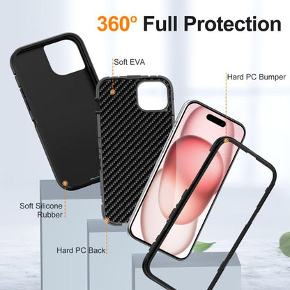 For iPhone 14 Plus / 15 Plus Life Waterproof Rugged MagSafe Magnetic Phone Case(Black) by bashfashion