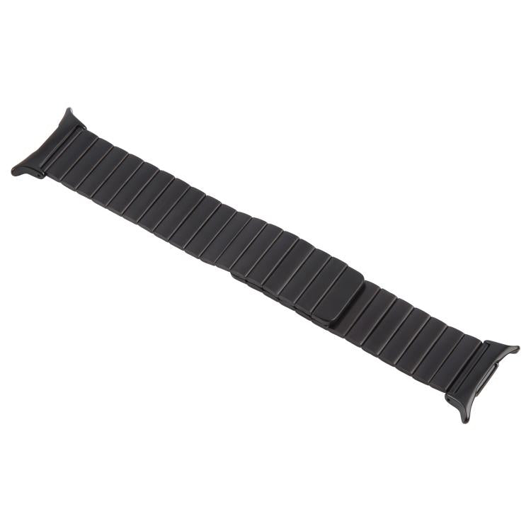 For Samsung Galaxy Watch Ultra 47mm / Ultra 2025 Bamboo Stainless Steel Magnetic Watch Band(Black) by bashfashion