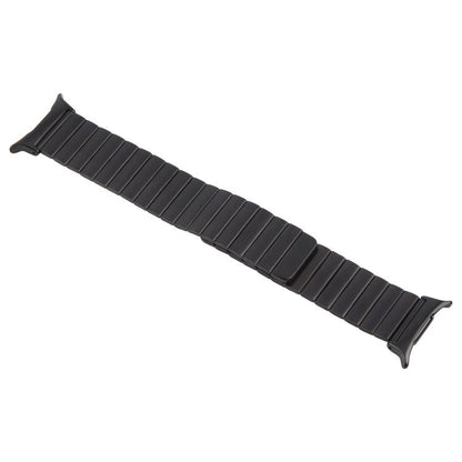 For Samsung Galaxy Watch Ultra 47mm / Ultra 2025 Bamboo Stainless Steel Magnetic Watch Band(Black) by bashfashion