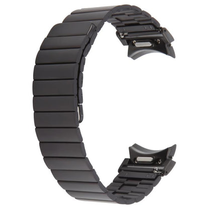For Samsung Galaxy Watch 7 / 6 / 5 / 4 Bamboo Magnetic Quick Release Metal Watch Band(Black) by bashfashion