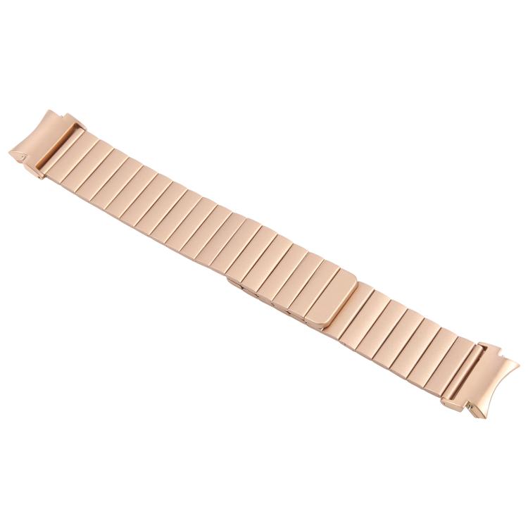 For Samsung Galaxy Watch 7 / 6 / 5 / 4 Bamboo Magnetic Quick Release Metal Watch Band(Rose Gold) by bashfashion