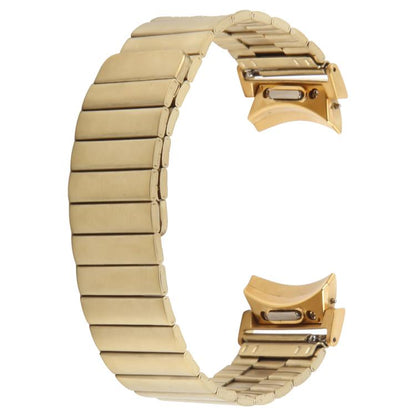 For Samsung Galaxy Watch 7 / 6 / 5 / 4 Bamboo Magnetic Quick Release Metal Watch Band(Gold) by bashfashion