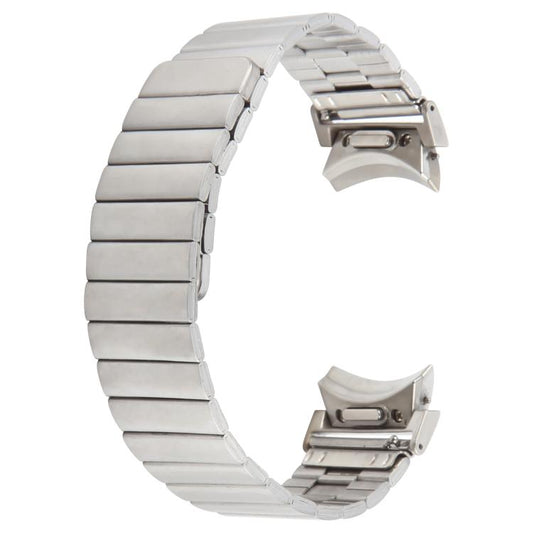 For Samsung Galaxy Watch 7 / 6 / 5 / 4 Bamboo Magnetic Quick Release Metal Watch Band(Sliver) by bashfashion