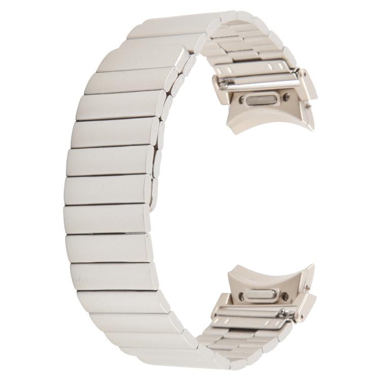 For Samsung Galaxy Watch 7 / 6 / 5 / 4 Bamboo Magnetic Quick Release Metal Watch Band(Starlight) by bashfashion