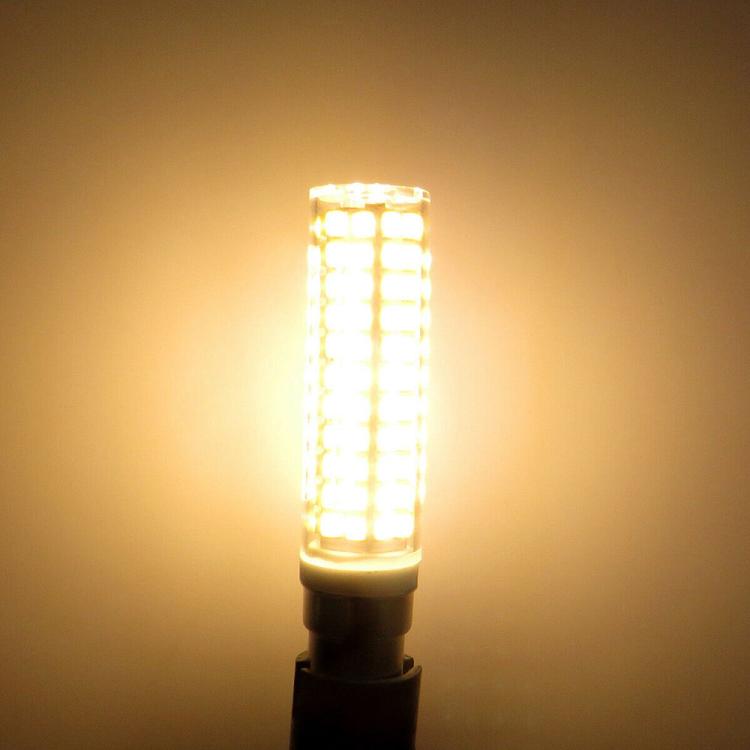 BA15D 15W 136 LEDs SMD 2835 Dimmable Corn Light Bulb, AC110V(Warm White Light) by bashfashion