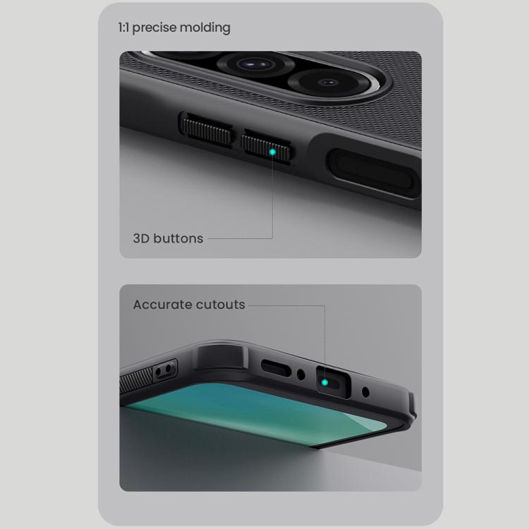 For Samsung Galaxy A26 5G NILLKIN Super Frosted Shield Pro PC + TPU Phone Case(Blue) by NILLKIN