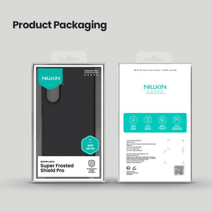 For Samsung Galaxy A56 5G NILLKIN Super Frosted Shield Pro PC + TPU Phone Case(Black) by NILLKIN