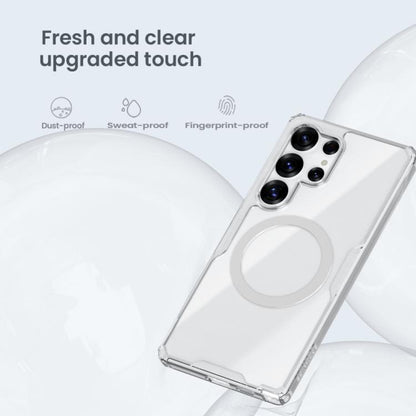 For Samsung Galaxy S25 Ultra 5G NILLKIN Ultra Clear Magsafe PC + TPU Phone Case(Transparent) by NILLKIN