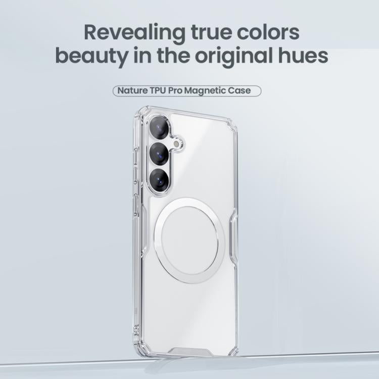 For Samsung Galaxy S25 5G NILLKIN Ultra Clear Magsafe PC + TPU Phone Case(Transparent) by NILLKIN