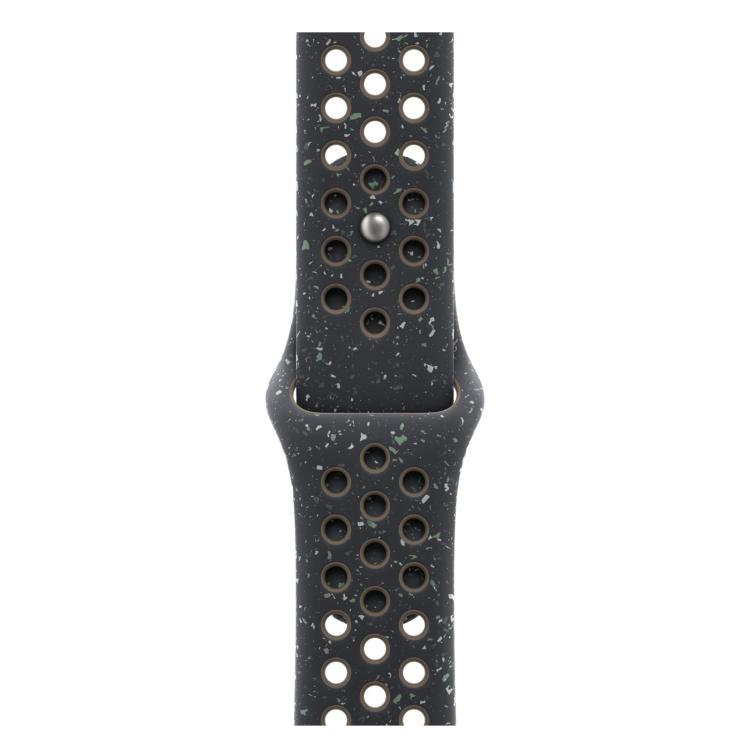 For Apple Watch 46mm / 49mm / 45mm / 44mm Coloful Silicone Watch Band(Midnight Black Brown) by bashfashion