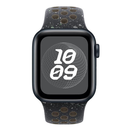 For Apple Watch 46mm / 49mm / 45mm / 44mm Coloful Silicone Watch Band(Midnight Black Brown) by bashfashion