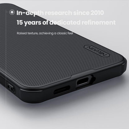 For Samsung Galaxy S25 5G NILLKIN Frosted Shield Pro Magnetic Phone Case(Black) by NILLKIN