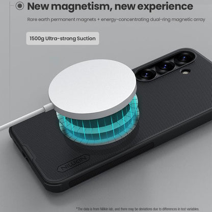 For Samsung Galaxy S25+ 5G NILLKIN Frosted Shield Pro Magnetic Phone Case(Black) by NILLKIN