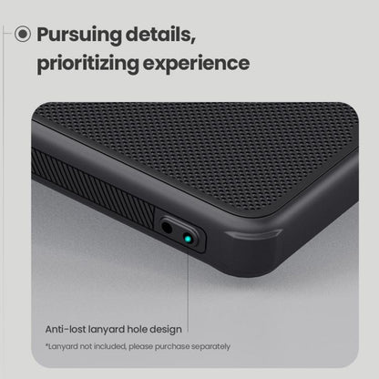 For Samsung Galaxy S25 Ultra 5G NILLKIN Frosted Shield Pro PC + TPU Phone Case(Black) by NILLKIN