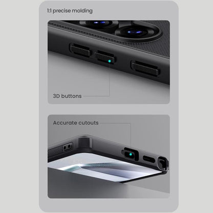 For Samsung Galaxy S25 Ultra 5G NILLKIN Frosted Shield Pro PC + TPU Phone Case(Black) by NILLKIN