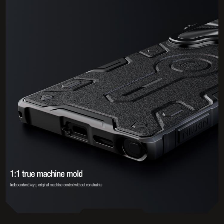 For Samsung Galaxy S25 Ultra 5G NILLKIN Black Rhino Prop PC Phone Case(Black) by NILLKIN