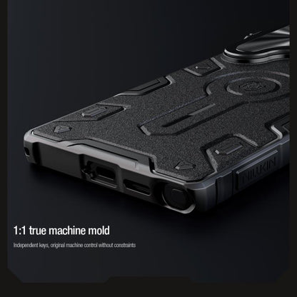 For Samsung Galaxy S25 Ultra 5G NILLKIN Black Rhino Prop PC Phone Case(Black) by NILLKIN