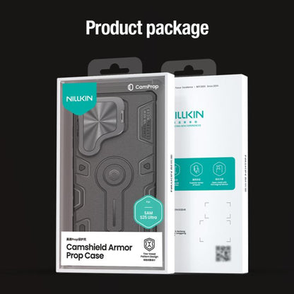 For Samsung Galaxy S25 Ultra 5G NILLKIN Black Rhino Prop PC Phone Case(Black) by NILLKIN