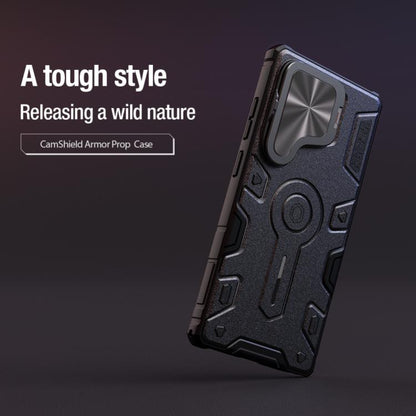 For Samsung Galaxy S25 Ultra 5G NILLKIN Black Rhino Prop PC Phone Case(Black) by NILLKIN