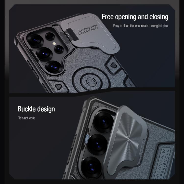 For Samsung Galaxy S25 Ultra 5G NILLKIN Black Rhino Prop PC Phone Case(Black) by NILLKIN