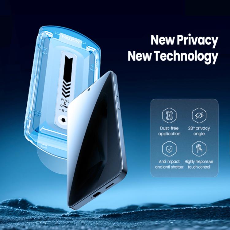 For Samsung Galaxy S25+ 5G NILLKIN Guardian Full Coverage Privacy Tempered Glass Film by NILLKIN