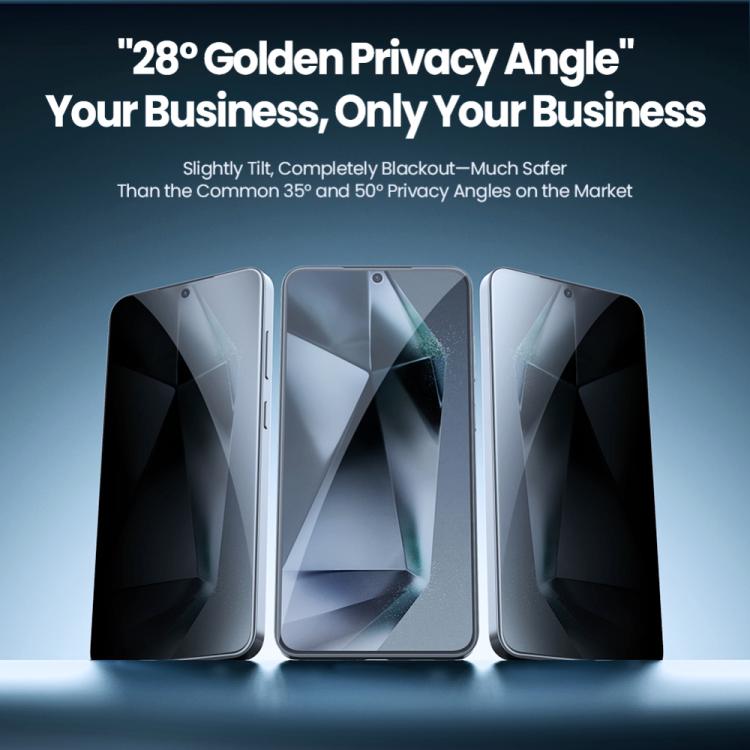 For Samsung Galaxy S25+ 5G NILLKIN Guardian Full Coverage Privacy Tempered Glass Film by NILLKIN