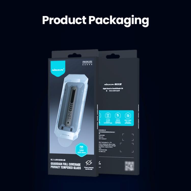 For Samsung Galaxy S25 Ultra 5G NILLKIN Guardian Full Coverage Privacy Tempered Glass Film by NILLKIN