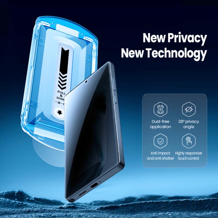 For Samsung Galaxy S25 Ultra 5G NILLKIN Guardian Full Coverage Privacy Tempered Glass Film by NILLKIN