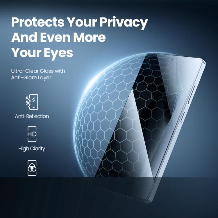 For Samsung Galaxy S25 Ultra 5G NILLKIN Guardian Full Coverage Privacy Tempered Glass Film by NILLKIN