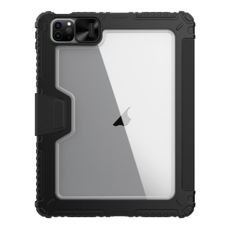 For iPad Air 11 2024 / 2025 NILLKIN Bumper Pro Folding Style Tablet Leather Case(Black) by NILLKIN