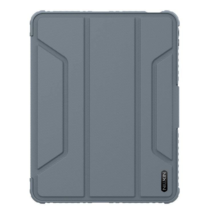 For iPad Air 11 2024 / 2025 NILLKIN Bumper Pro Folding Style Tablet Leather Case(Grey) by NILLKIN