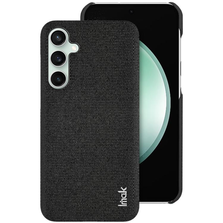 For Samsung Galaxy S24 FE 5G imak Ruiyi Series Cloth Texture PU + PC Phone Case(Black) by imak