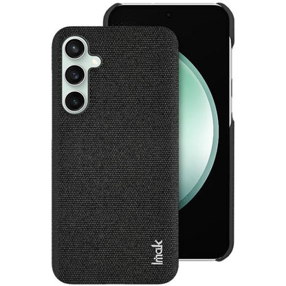 For Samsung Galaxy S24 FE 5G imak Ruiyi Series Cloth Texture PU + PC Phone Case(Black) by imak
