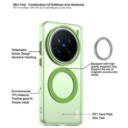 For vivo X200 Pro IMAK Candy Series Shockproof MagSafe Phone Case(Orange) by imak