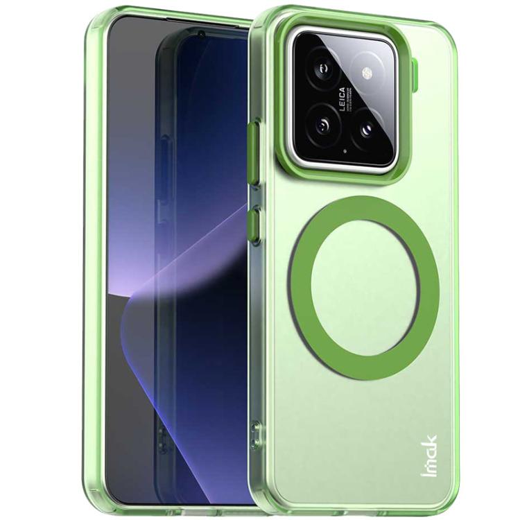For Xiaomi 15 IMAK Candy Series Shockproof MagSafe Phone Case(Green) by imak