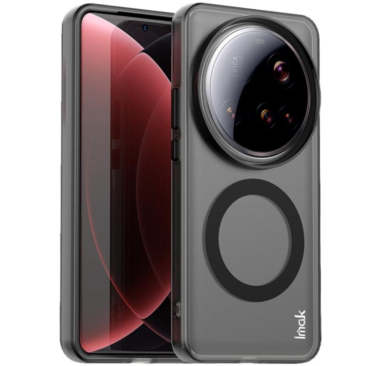 For Xiaomi 15 Ultra IMAK Candy Series Shockproof MagSafe Phone Case(Black) by imak