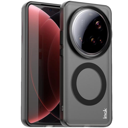 For Xiaomi 15 Ultra IMAK Candy Series Shockproof MagSafe Phone Case(Black) by imak