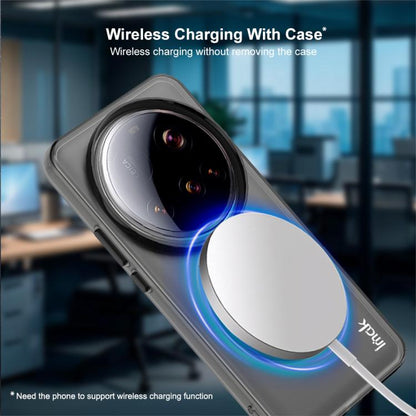 For Xiaomi 15 Ultra IMAK Candy Series Shockproof MagSafe Phone Case(Black) by imak